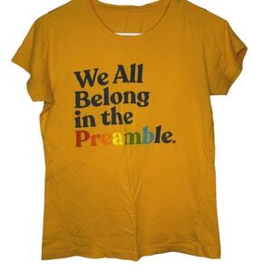 What The Constitution Means To Me Shirt Womens Medium Preamble Broadway Official